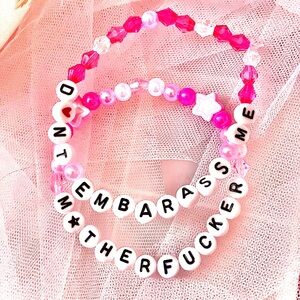 BUY1GET1FREE Sabrina Carpenter dont embarrass me Bracelet